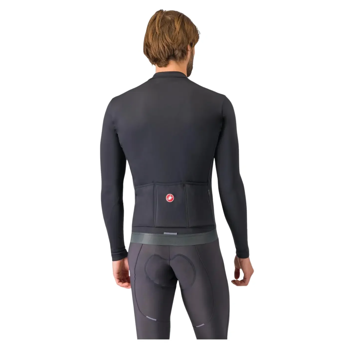 Castelli Espresso Thermal Jersey - Light Black - Image 2