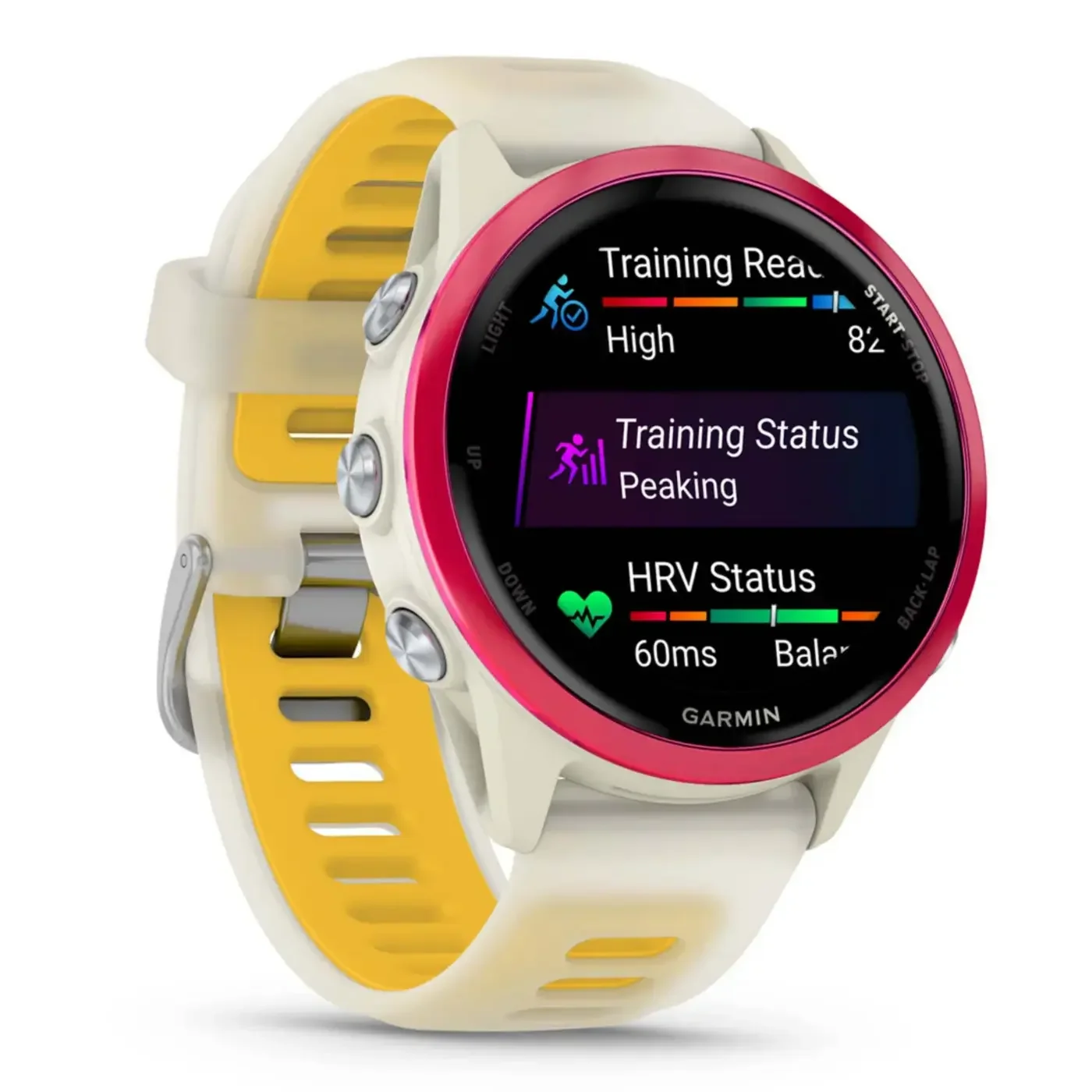 Garmin Forerunner 570 - 42mm | Translucent Bone/Mango - Image 4