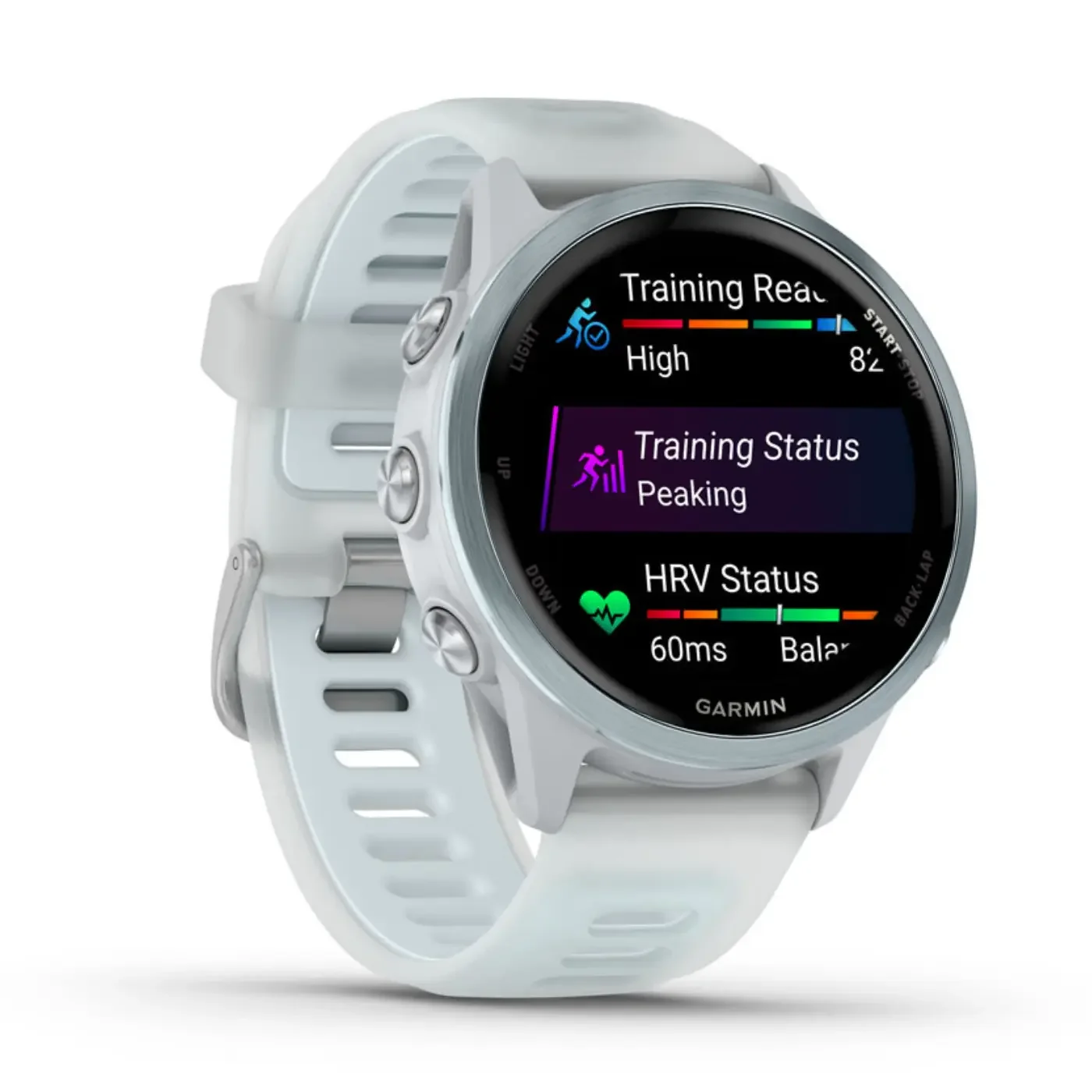 Garmin Forerunner 570 - 42mm | Whitestone/Cloud Blue - Image 4