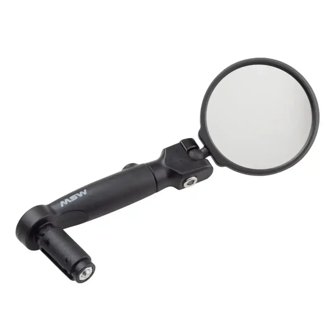 MSW Handlebar Mirror - Flat and Drop Bar | HD Glass Lens