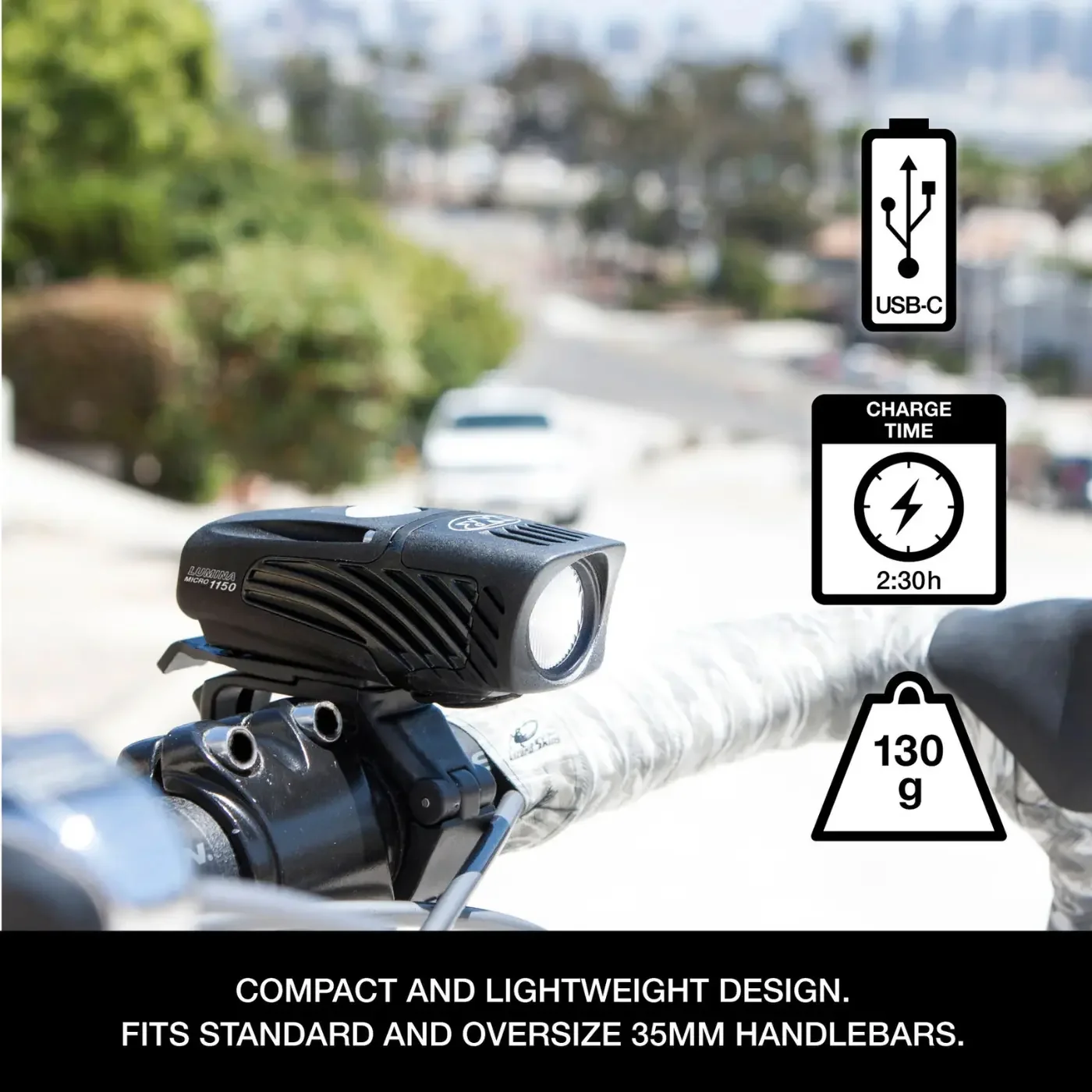 NiteRider Lumina Micro 1150 Front Bike Light - Image 3