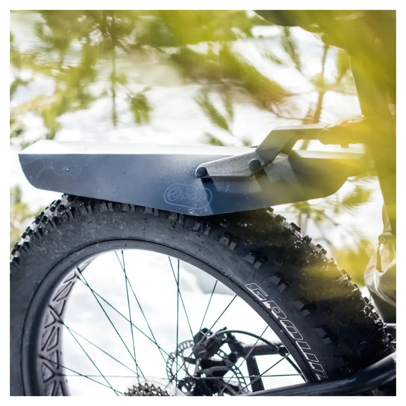 PDW Mud Shovel 6.5 Fat Fender - Rear | Black Geo - Image 2