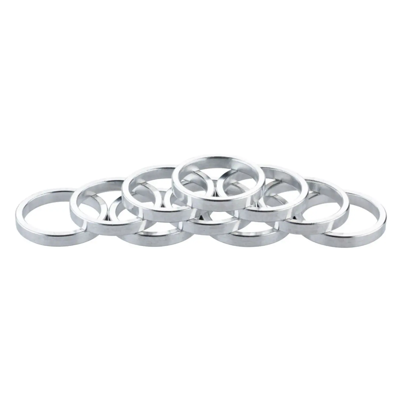 Problem Solvers Headset Stack Spacer - 28.5mm | Silver | Aluminum