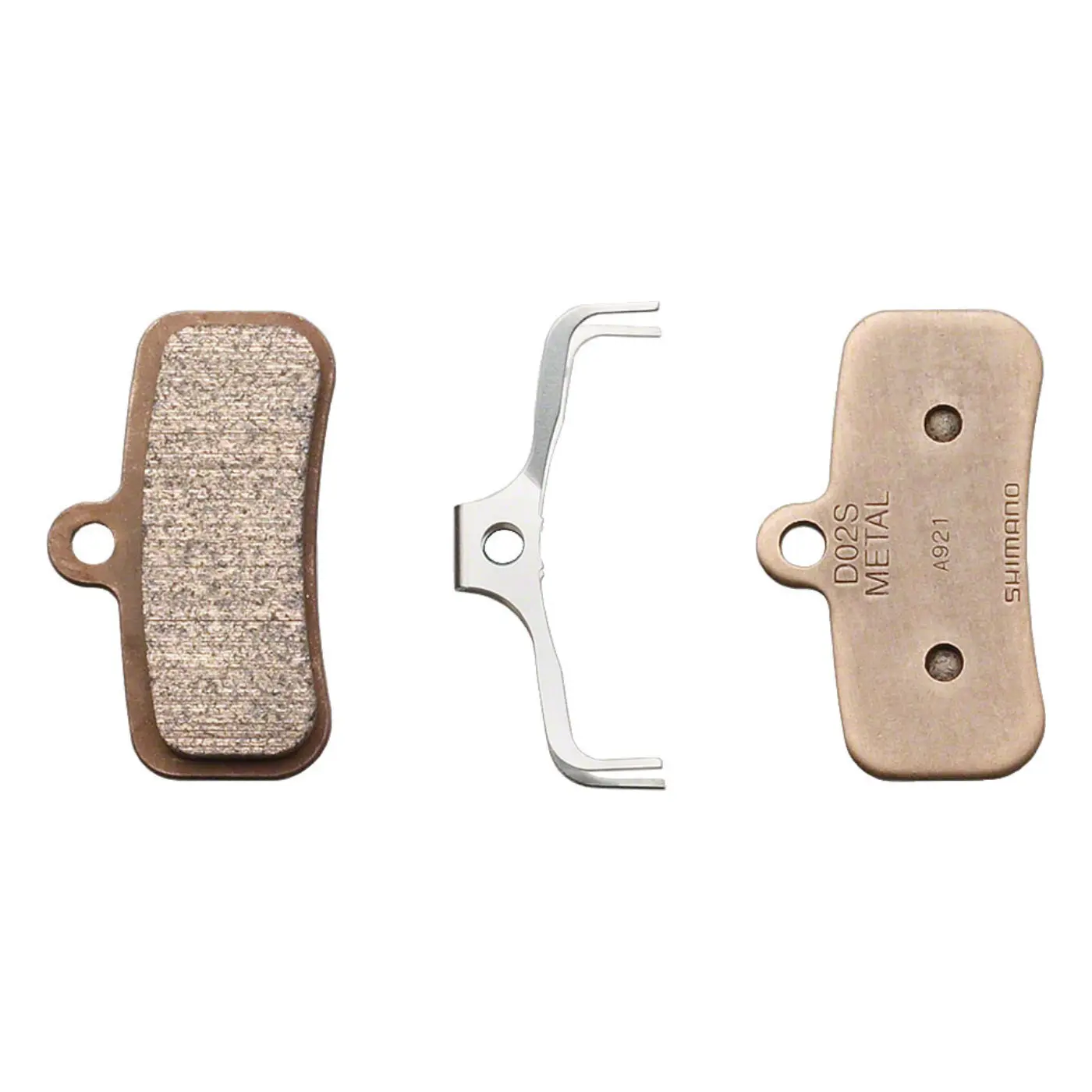 Shimano D02S-MX Disc Brake Pad and Spring - Metal Compound | Stainless Steel