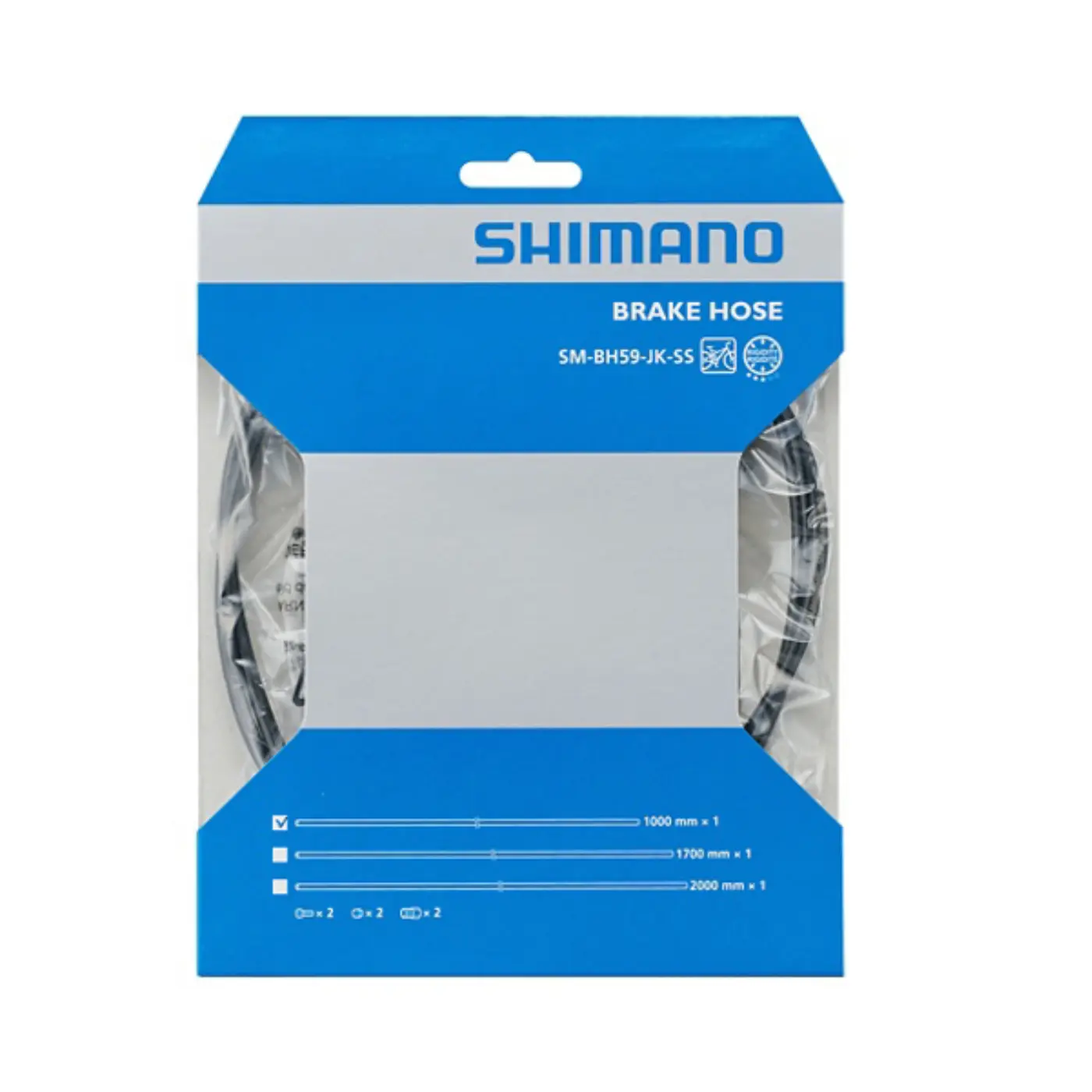 Shimano Disc Brake Hose SM-BH59-JK-SS Straight - 2000 mm - Image 3