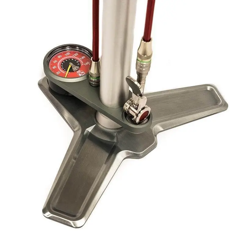 Silca SuperPista Ultimate Hiro Edition Floor Pump - 160psi | Hiro Chuck - Image 3