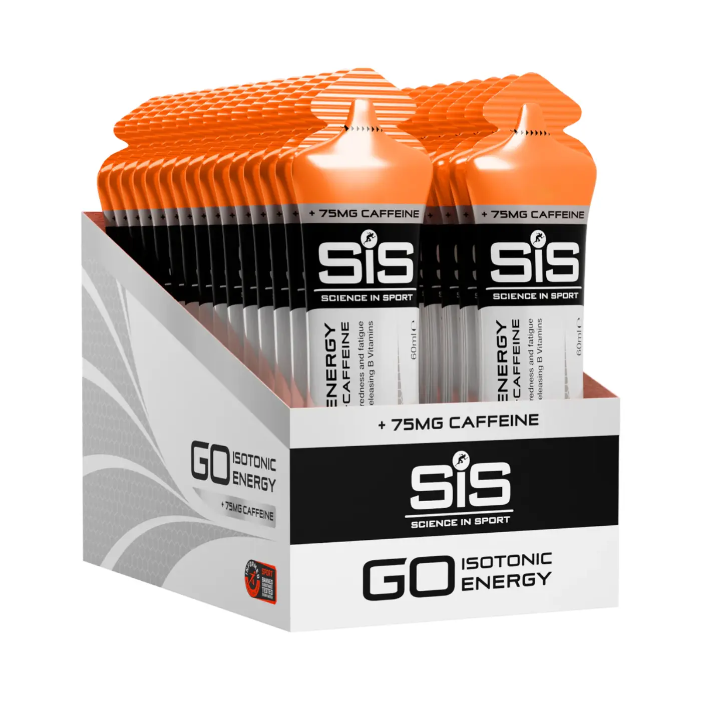 SiS GO Energy + Caffeine Gels - Box of 30 - Image 3