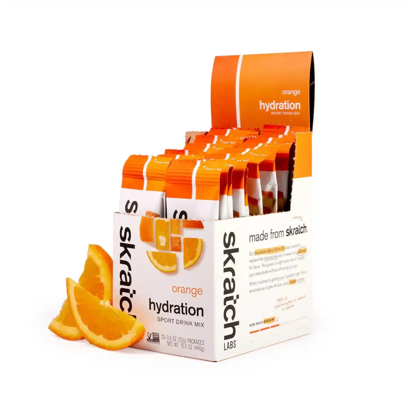 Skratch Labs Hydration Sport Drink Mix - Single Serving 20 Pack - Image 3